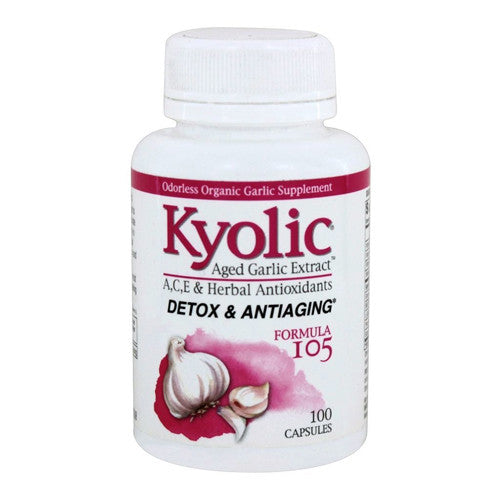 Kyolic Aged Garlic Extract Detox and Anti-Aging Formula, 100 Ea